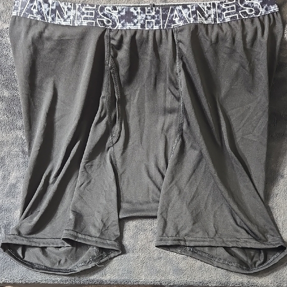 Hanes Other - Hanes Gray Boxer Briefs with Stylish Waistband